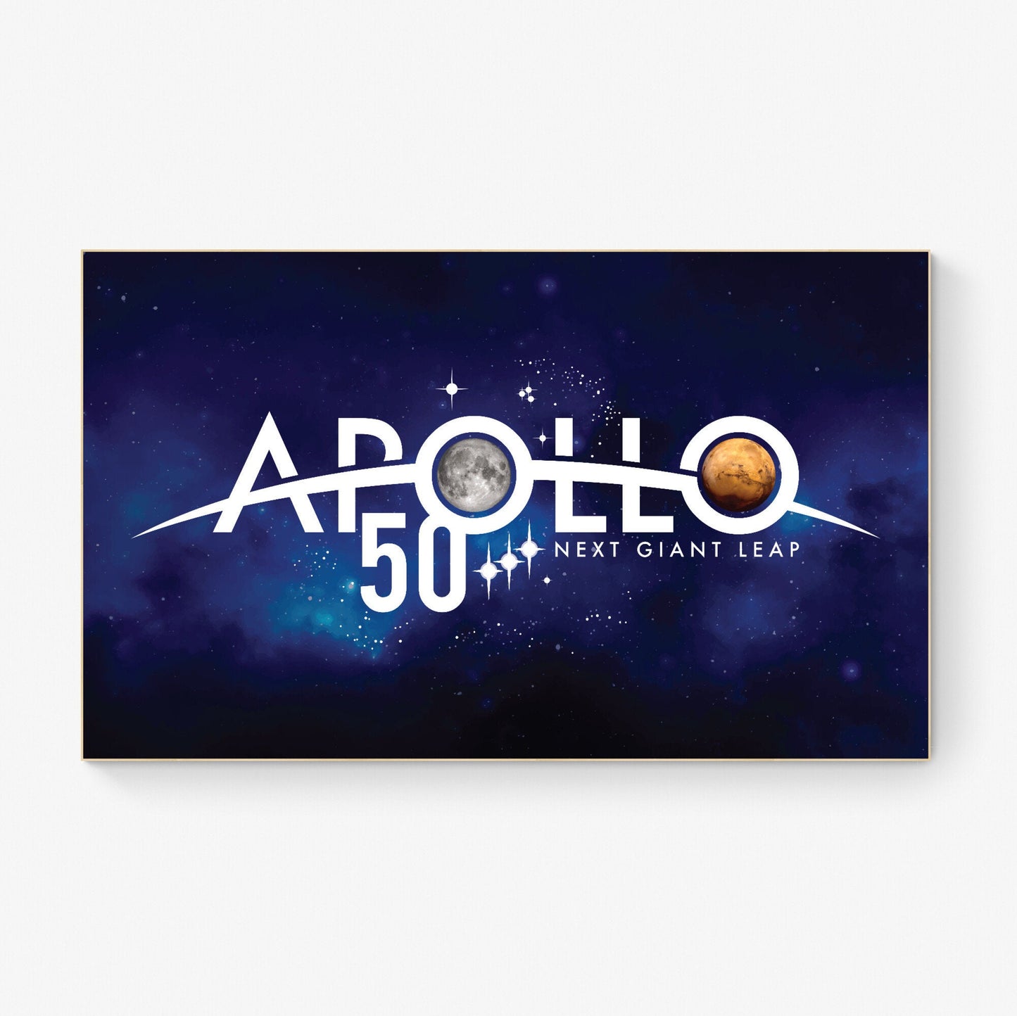 Apollo 50 Year Anniversary | Artemis Lunar | Mars | NASA Art Print