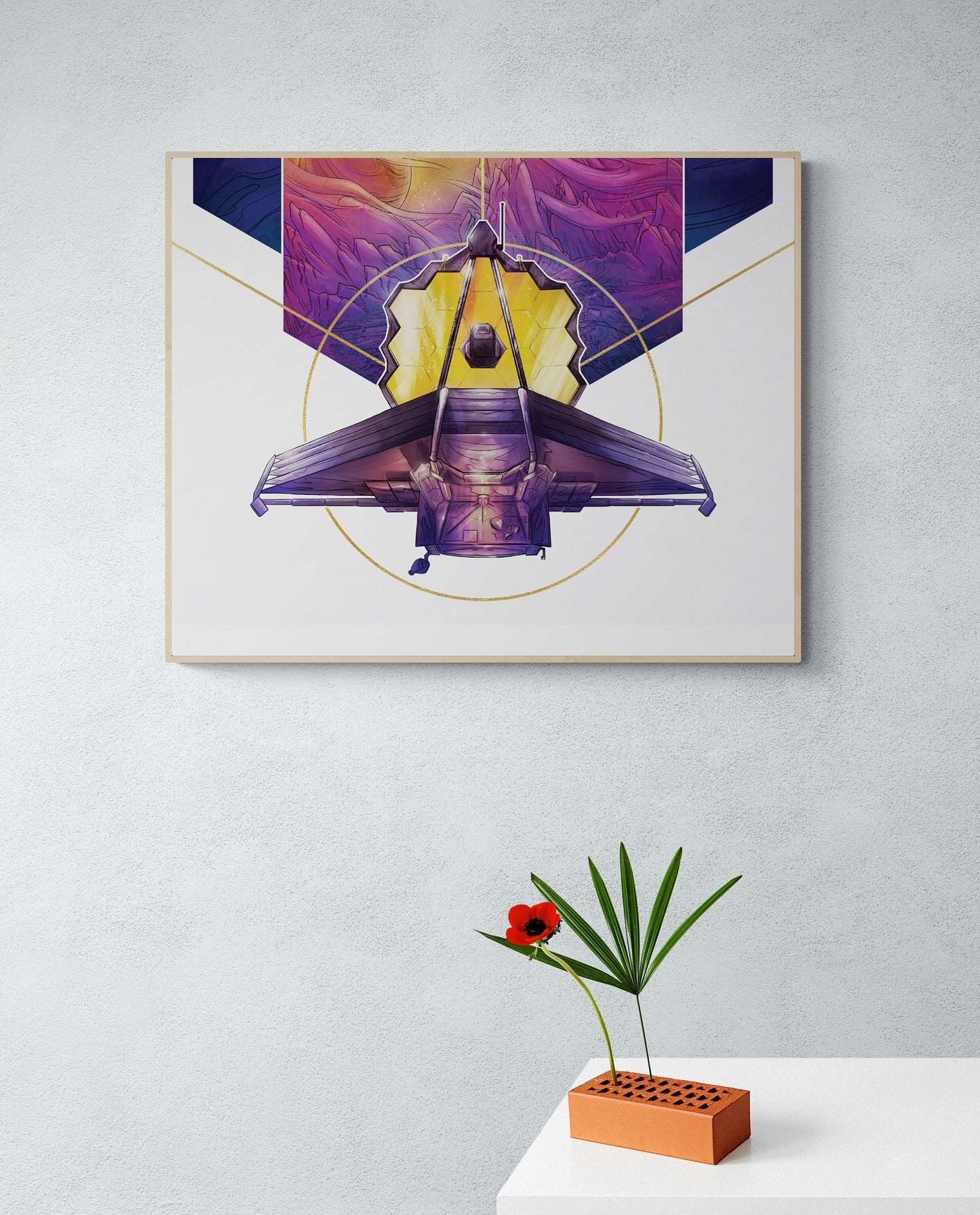 Webb Telescope Concept Artwork | Outer Space | NASA Art Print