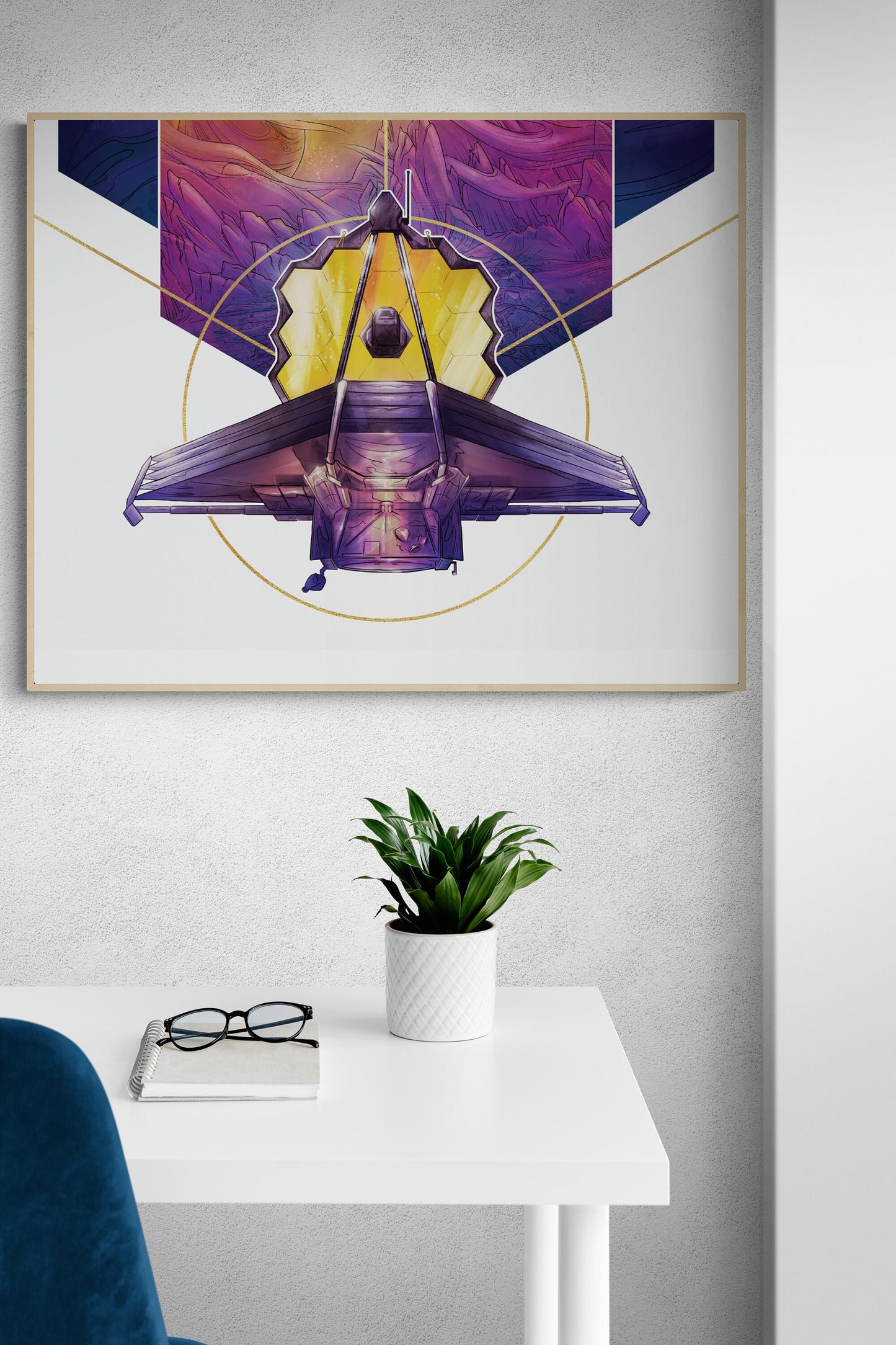Webb Telescope Concept Artwork | Outer Space | NASA Art Print