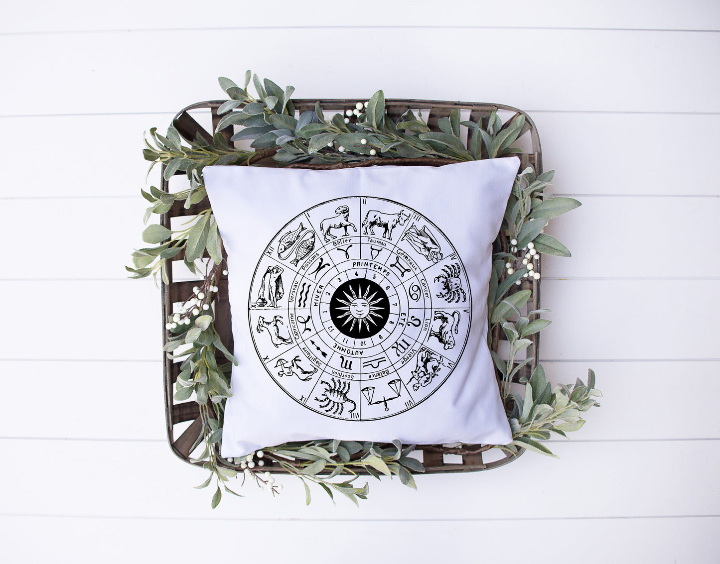 Zodiac Dial | Decorative Pillow | Custom Designed | Made In The USA
