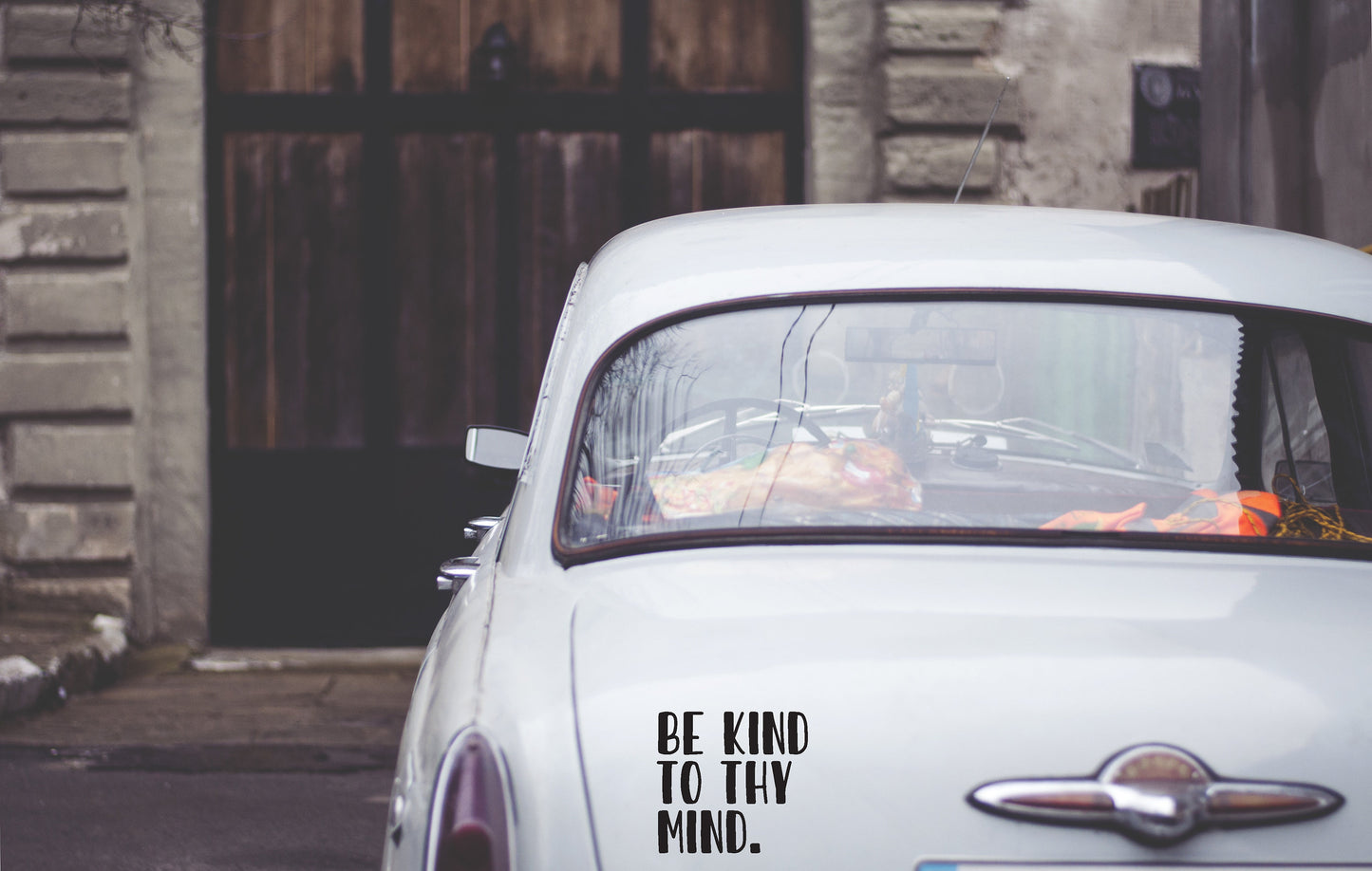 Mental Health Advocacy Vinyl Car Decal: Be Kind To Thy Mind | Promote Awareness and Support | Perfect for Cars and Vans