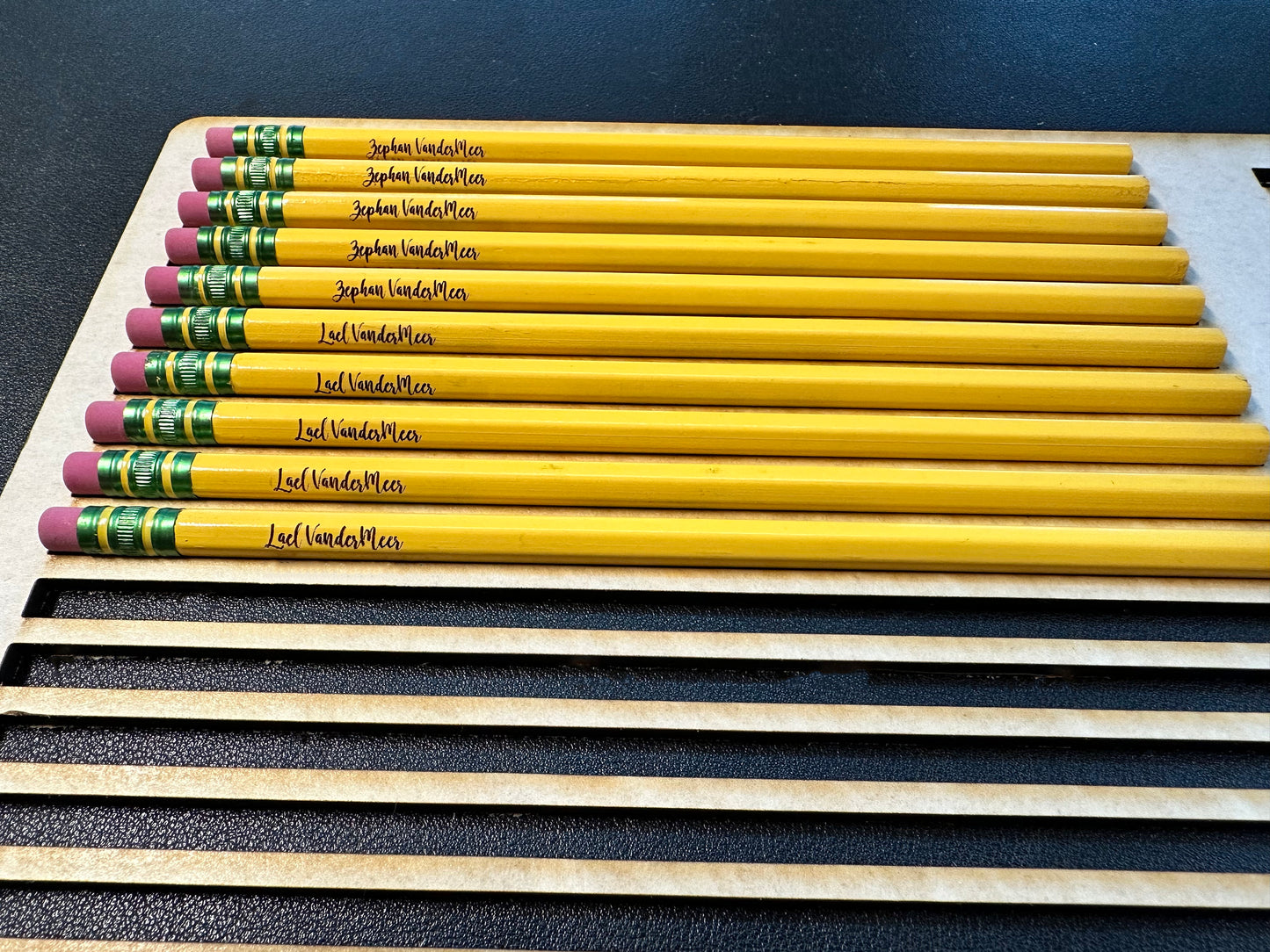 Ticonderoga Personalized Pencils | 12 Fonts Custom Engraved | Students or Teachers | HB #2 | Schools Businesses | Large Quantities Available