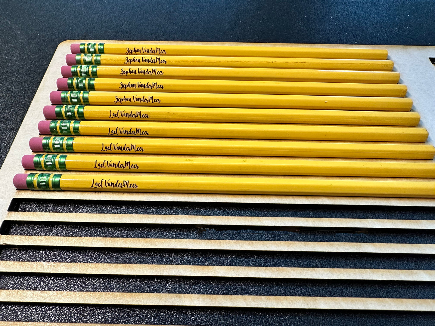 Ticonderoga Personalized Pencils | 12 Fonts Custom Engraved | Students or Teachers | HB #2 | Schools Businesses | Large Quantities Available
