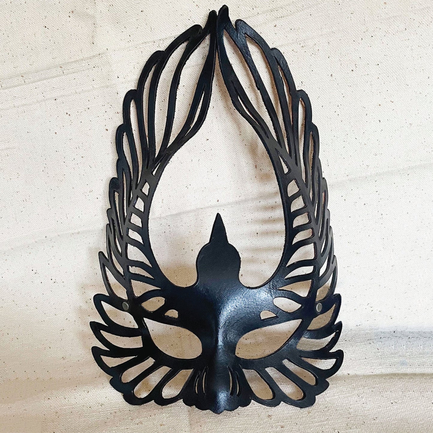 Seductive Soaring Raven Fetish Mask | Ballroom | Masquerade Face Covering or Mask