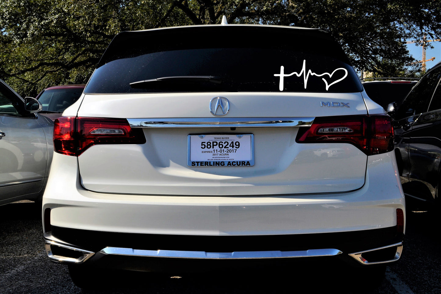 Faith Life and Love | Vinyl Car Decal | Christian | Catholic | Car | Van | Vinyl Sticker