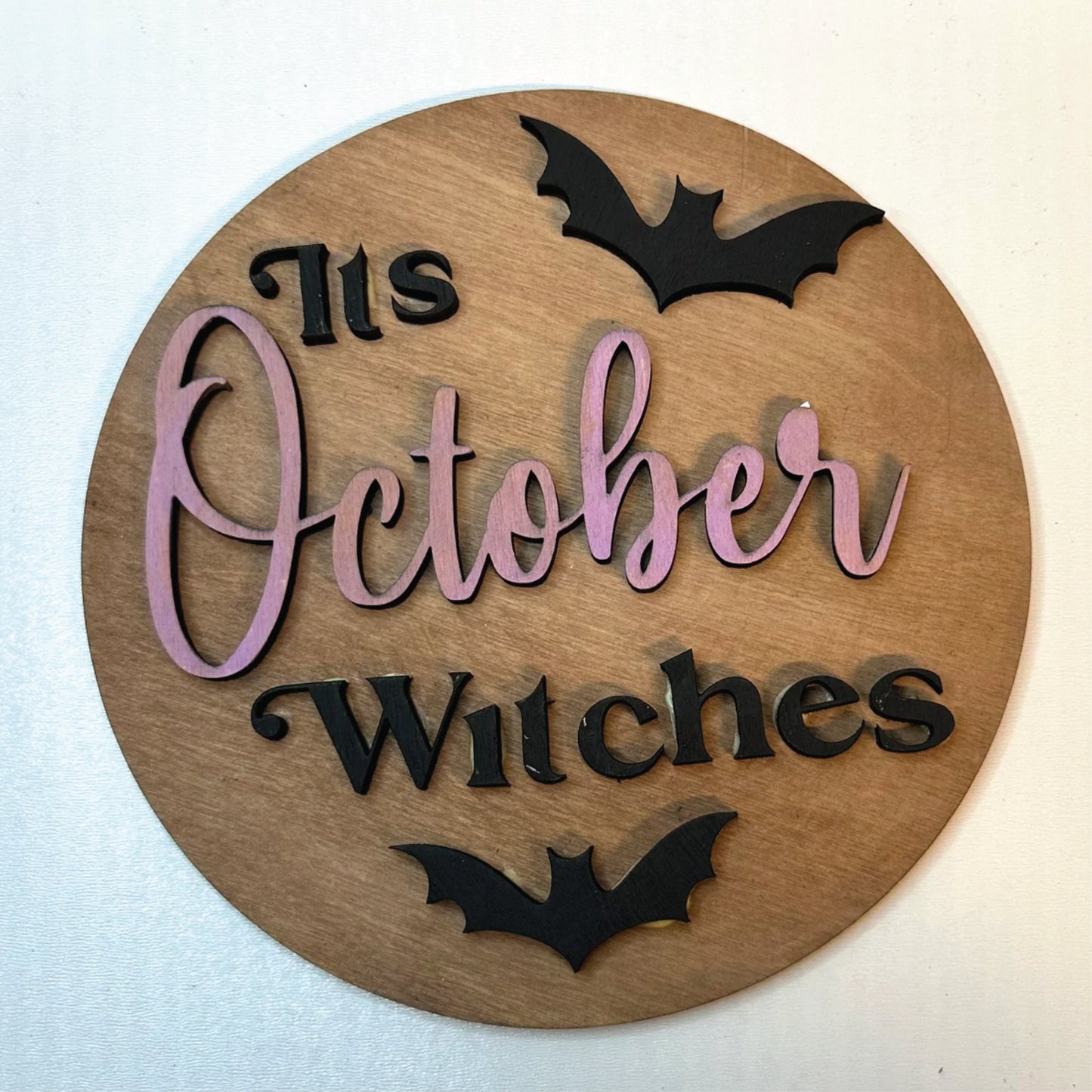 DIY Paint | Its October Witches | Halloween | Fall Decor | Halloween | Do It Yourself | Size: 9.0 x 9.0 in | Painting Required