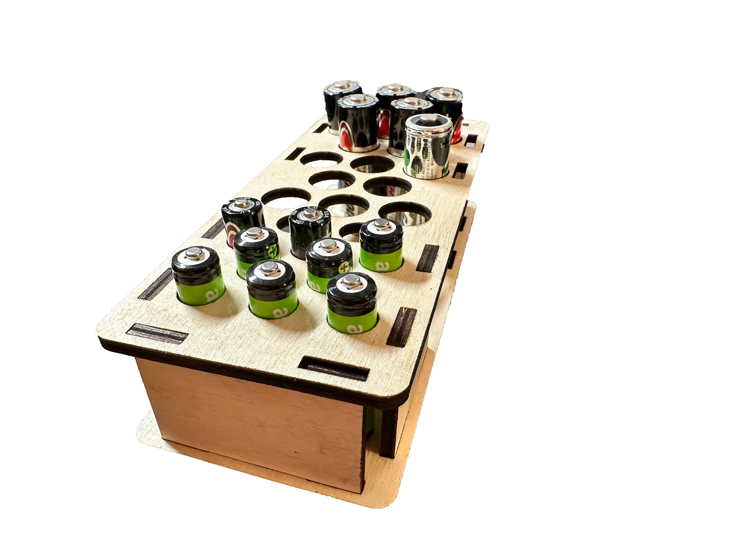 EcoSafe Battery Haven | Compact and Sustainable Battery Organizer | Digital Download