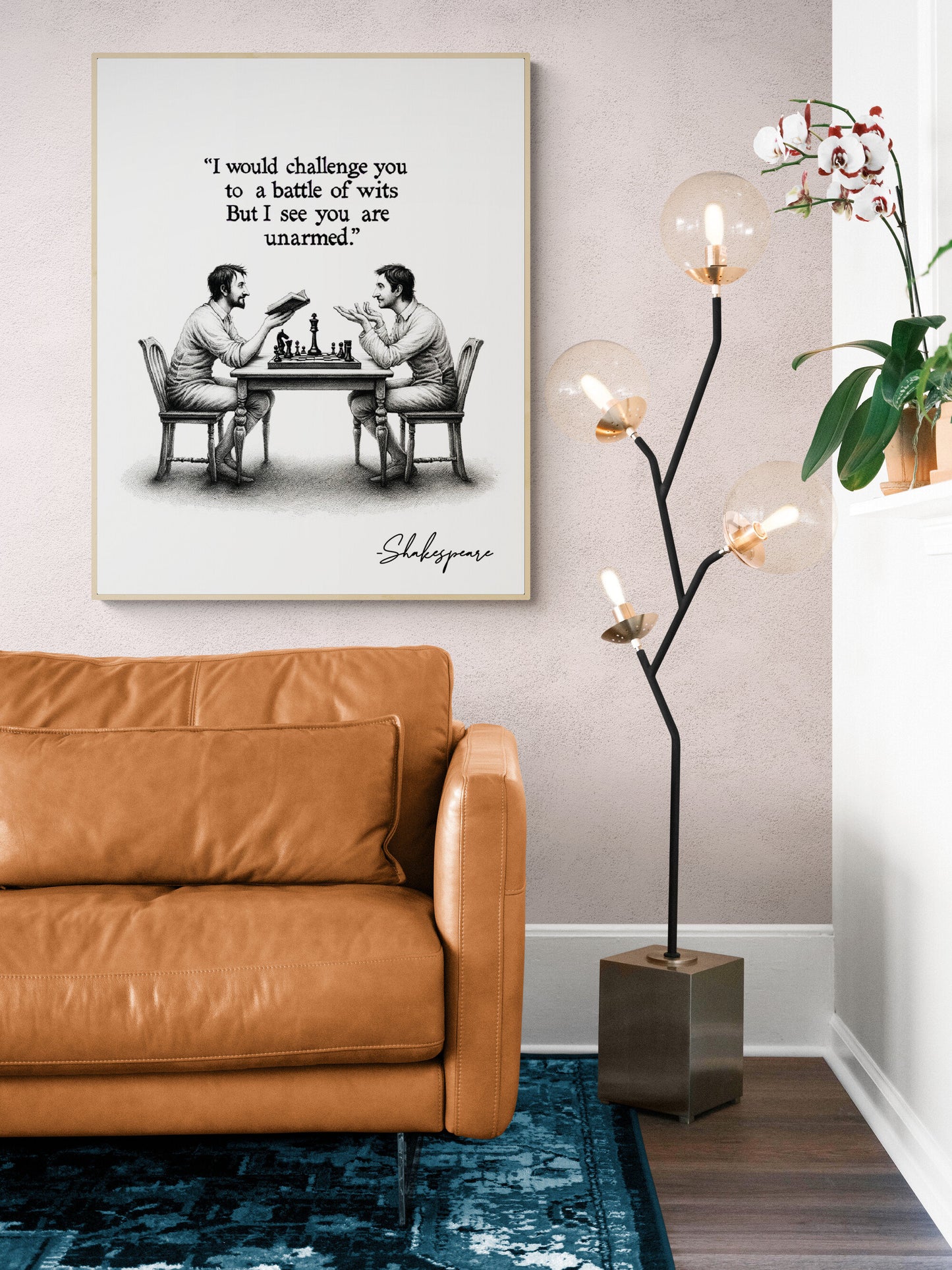 I Would Challenge You To A Battle Of Wits But I See You Are Unarmed by William Shakespeare Quote Art Print