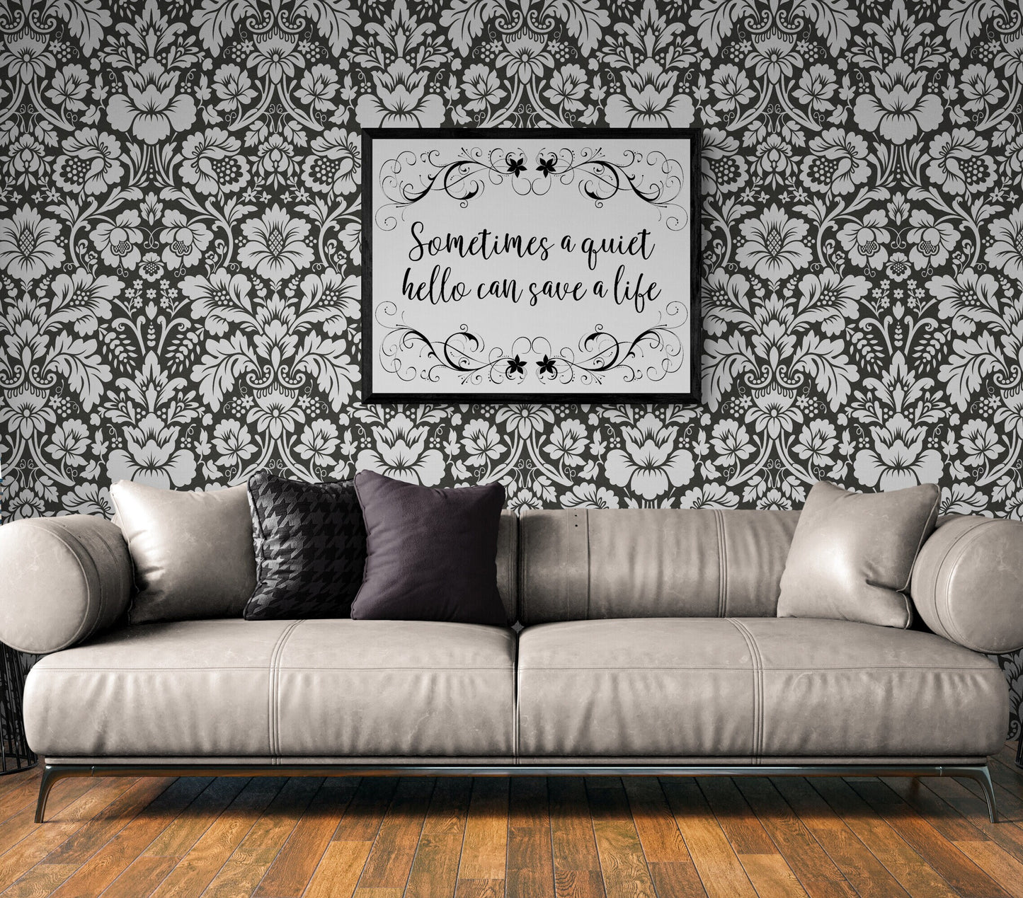 Quiet Hello, Life Saver - Inspirational Art Print