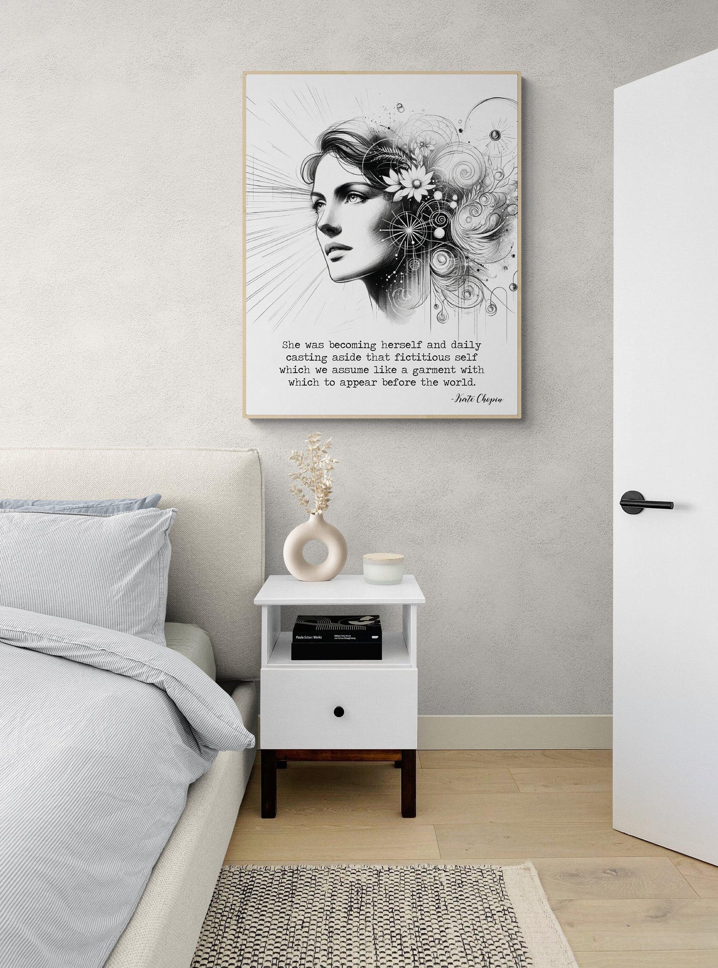 She Was Becoming Herself by Kate Chopin Art Print
