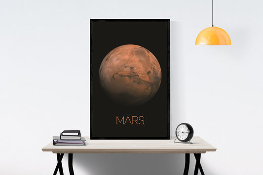 Mars Print, Planet Prints, Martian Photography, Mars Wall Art, Space Print, Space Art, Martian Poster, Astronomy, NASA JPL, Valles Marineris