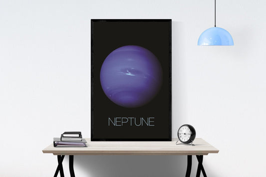 Neptune Art Print | NASA Art | Space Artwork | Gas Giant | Solar System Art | Neptune Poster | Solar System Print | Blue Spot Artwork