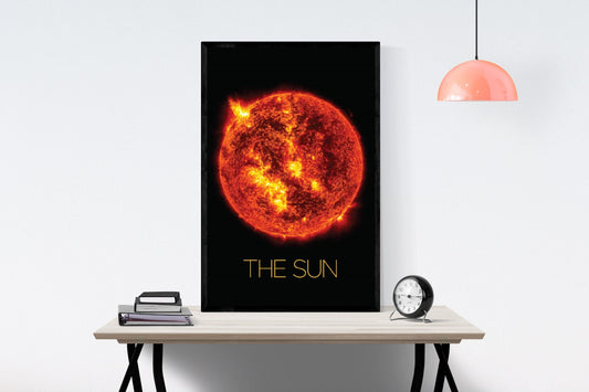 The Sun Art Print | NASA Art | Space Artwork | Solar System Art | The Sun Poster | Solar System Print | Star | Earth's Star | Solar Flare