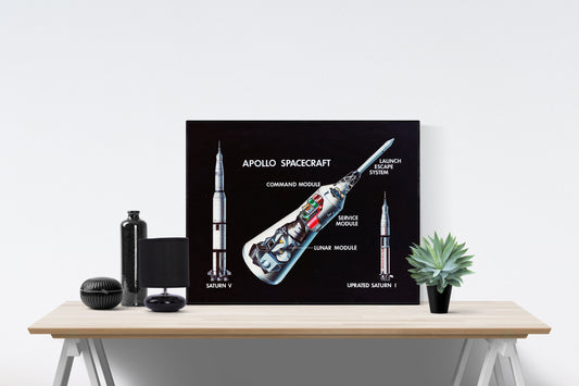 Earth's Moon | NASA JPL | Apollo 11 Spacecraft | Lunar Art Print | Surface of the Moon | Apollo 11 | Neil Armstrong | Saturn V