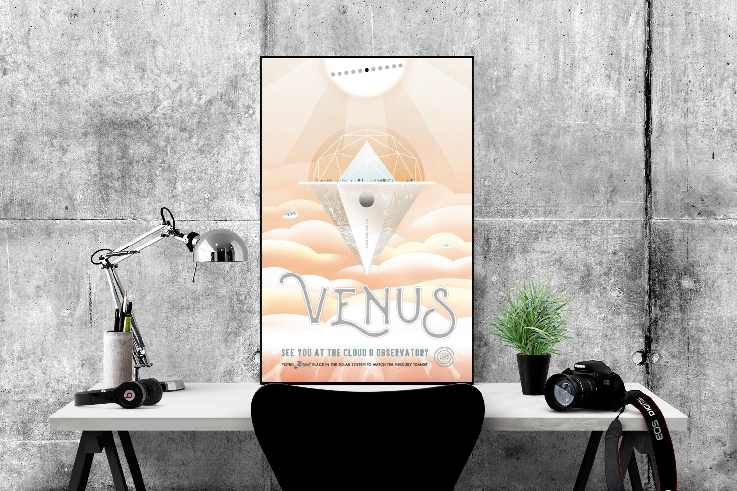 Visions of the Future | Venus | Solar System | NASA JPL | Outer Space Art | Space Tourism Artwork | Floating City | Cloud 9 Observatory