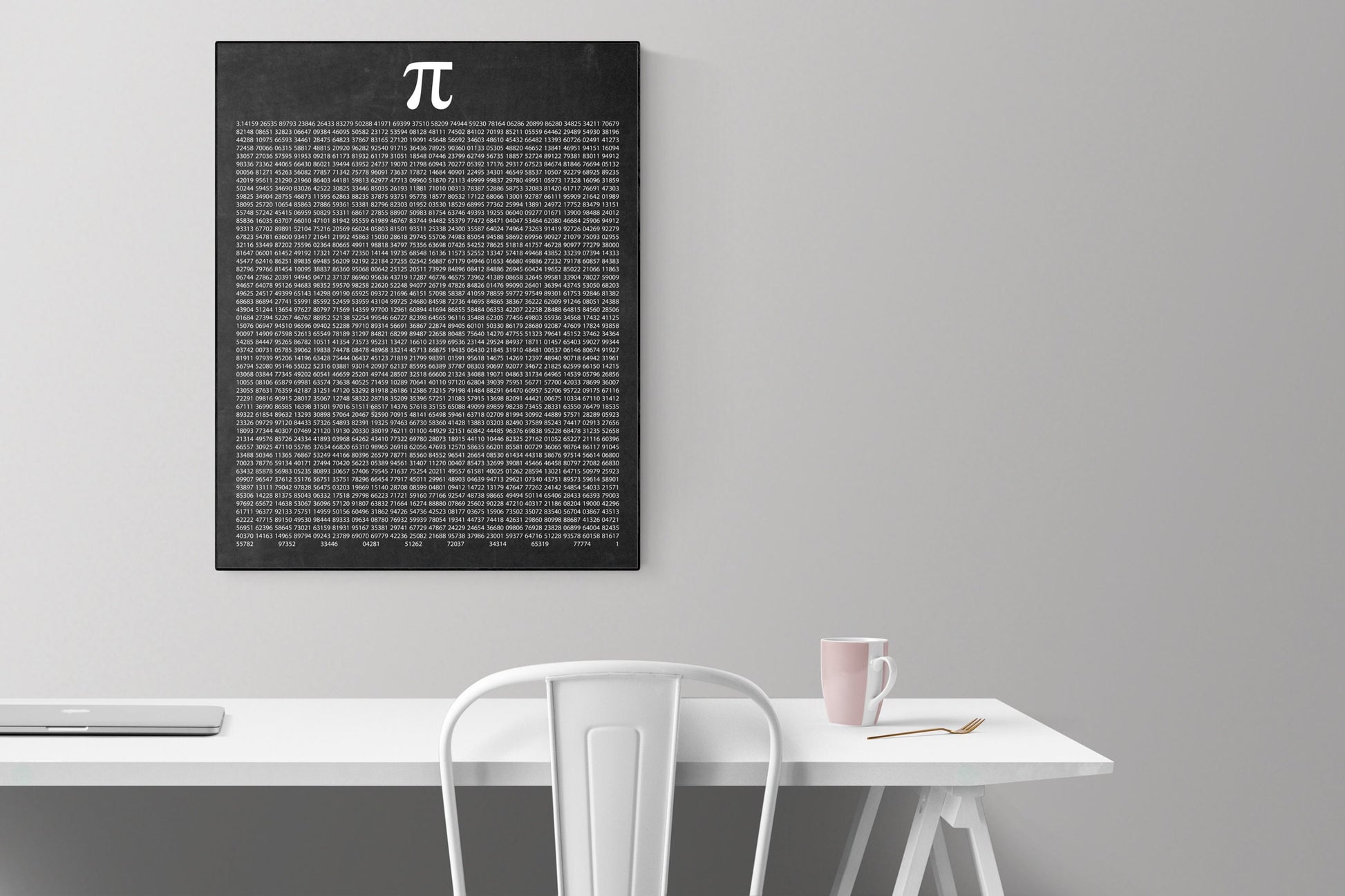 Mathematics Art Print | Pi To 5000