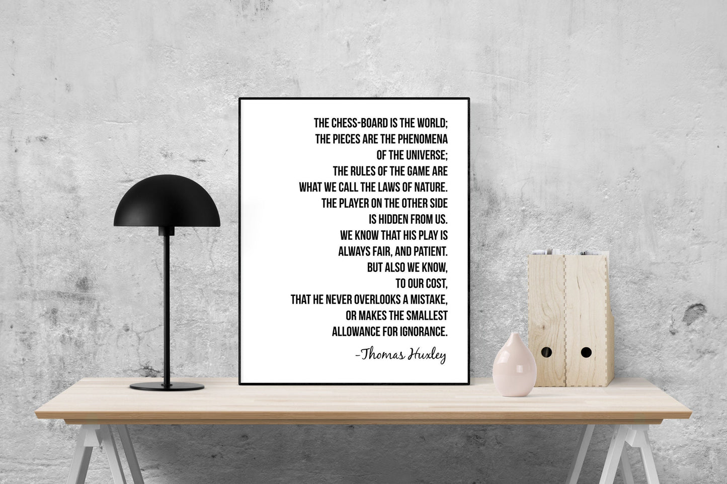 The Chessboard Is The World | Thomas Huxley | Art Print