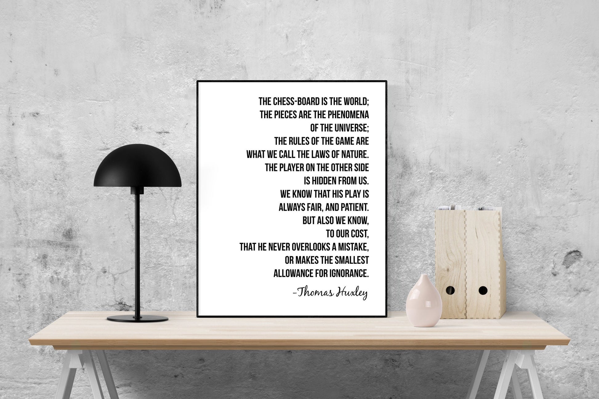 The Chessboard Is The World | Thomas Huxley | Art Print