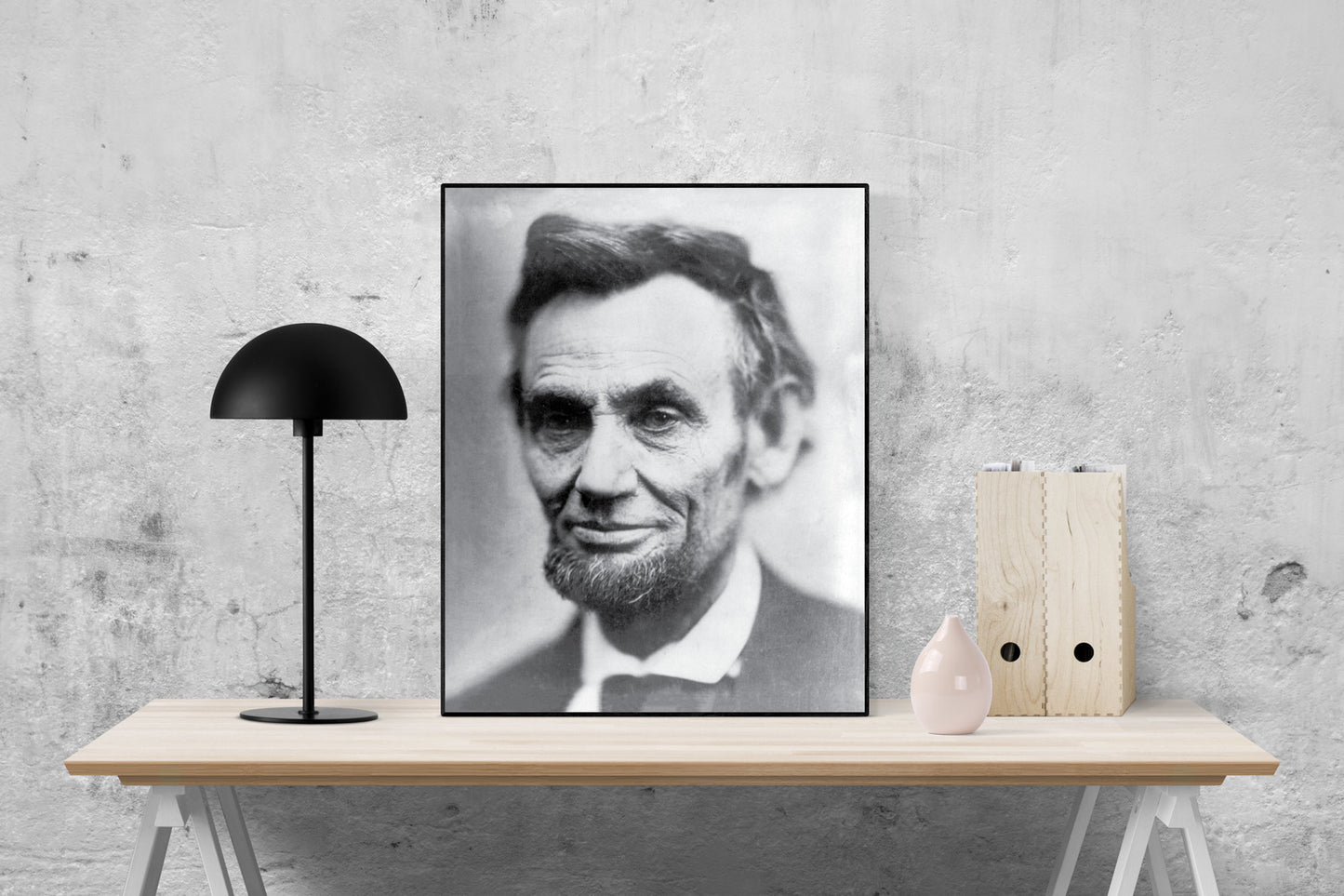 President Abraham Lincoln Portrait | Last Photography From Lincoln's Life | Art Print
