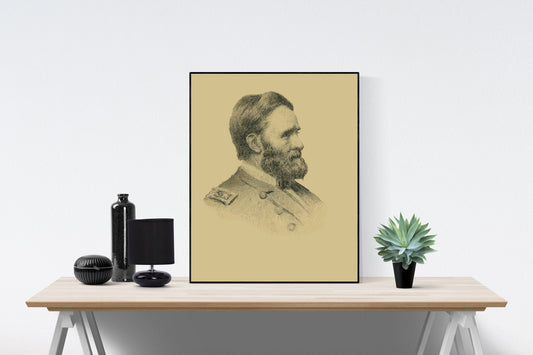 General Grant From Life | Drawing | US Civil War | Art Print