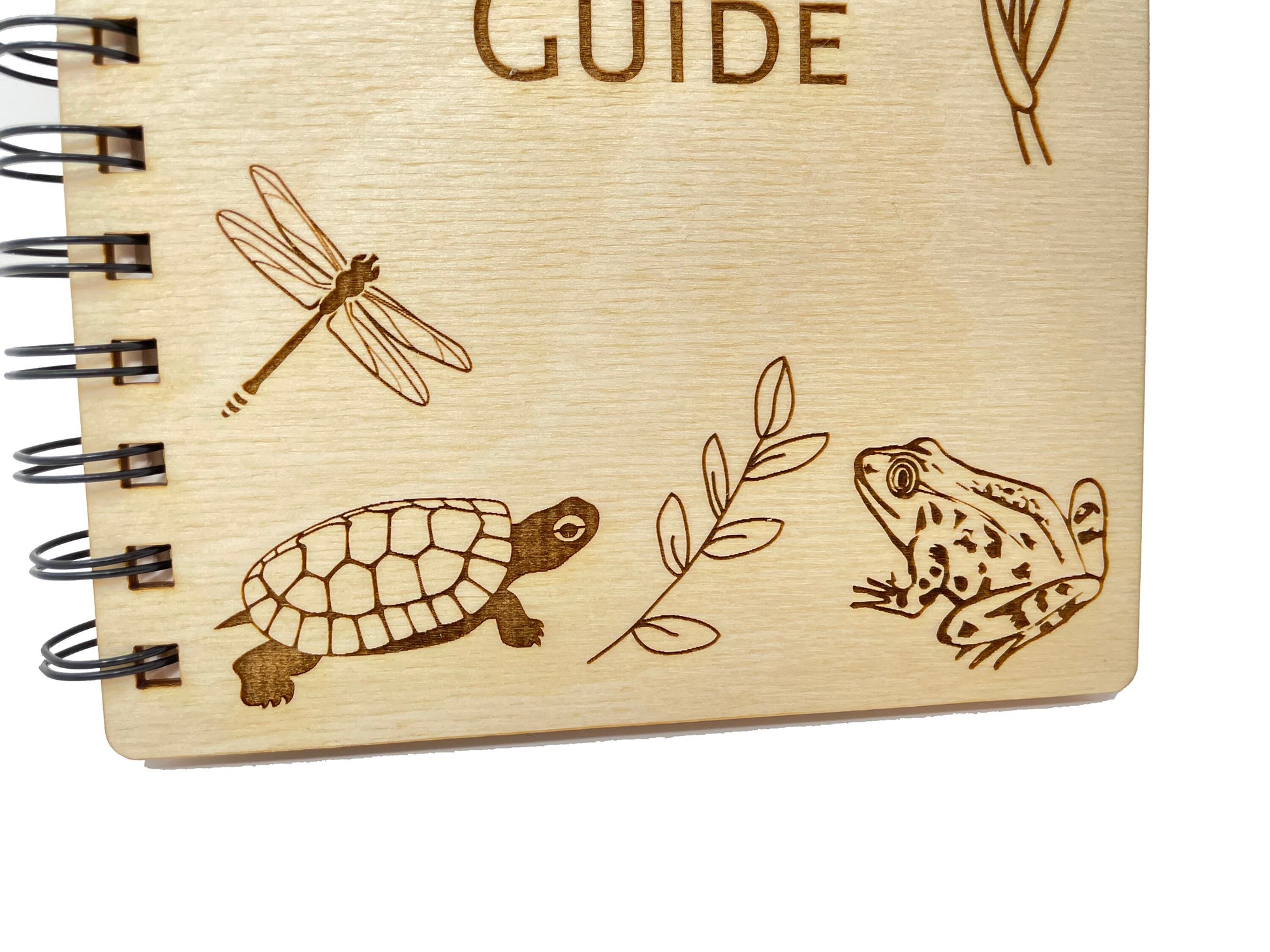Personalized Field Guide Journal | Study Trees, Mushrooms, Leaves, Animals, Birds and Insects | Drawing Diary