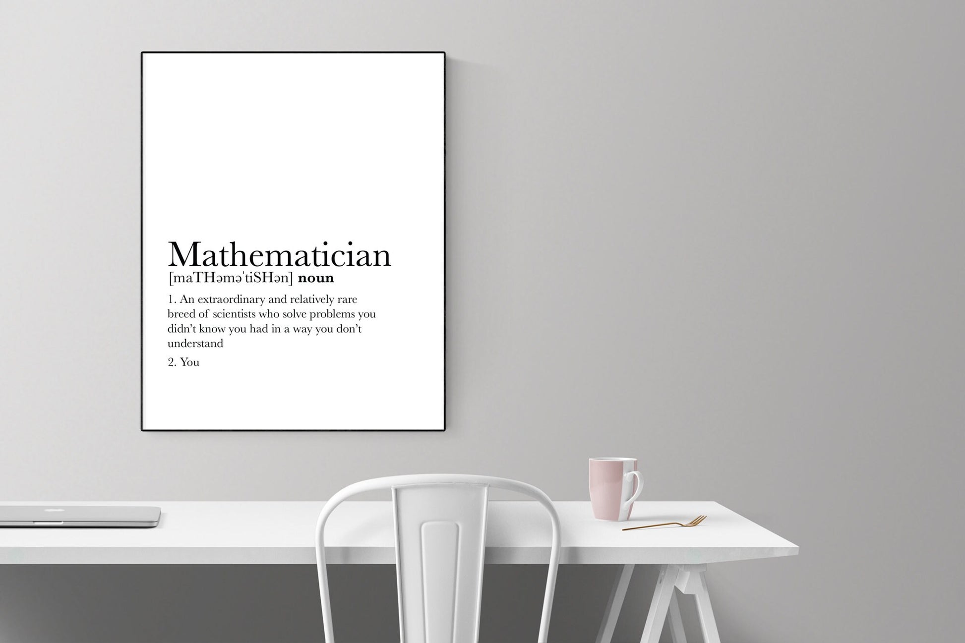 Mathematician | Teacher Definition | Art Print