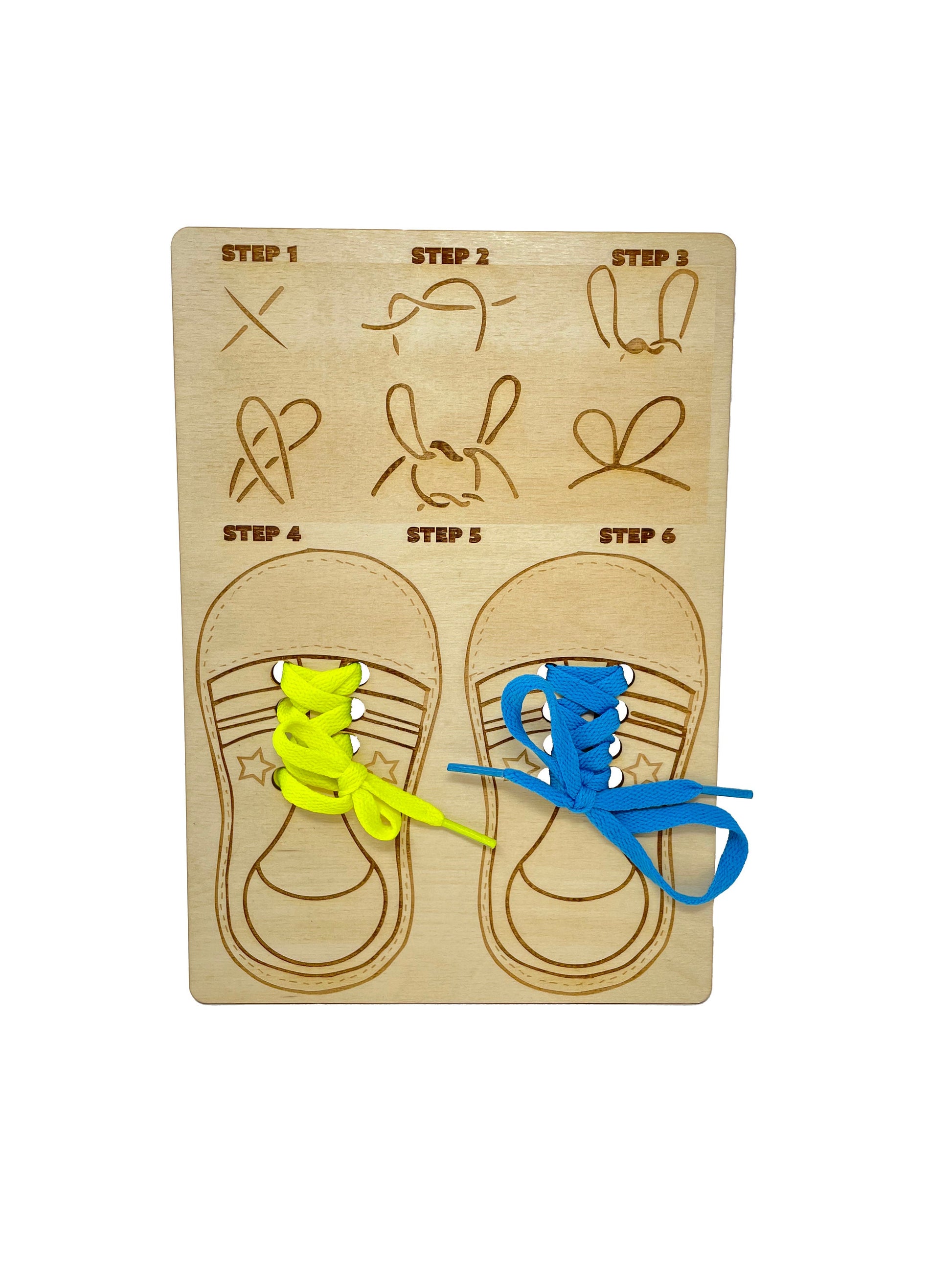 Learn To Tie Your Shoes Kit | Early Childhood Life Lesson | Early Education | Montessori
