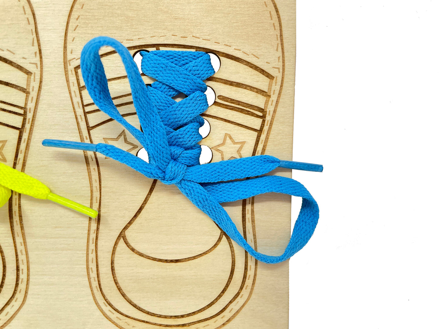 Learn To Tie Your Shoes Kit | Early Childhood Life Lesson | Early Education | Montessori