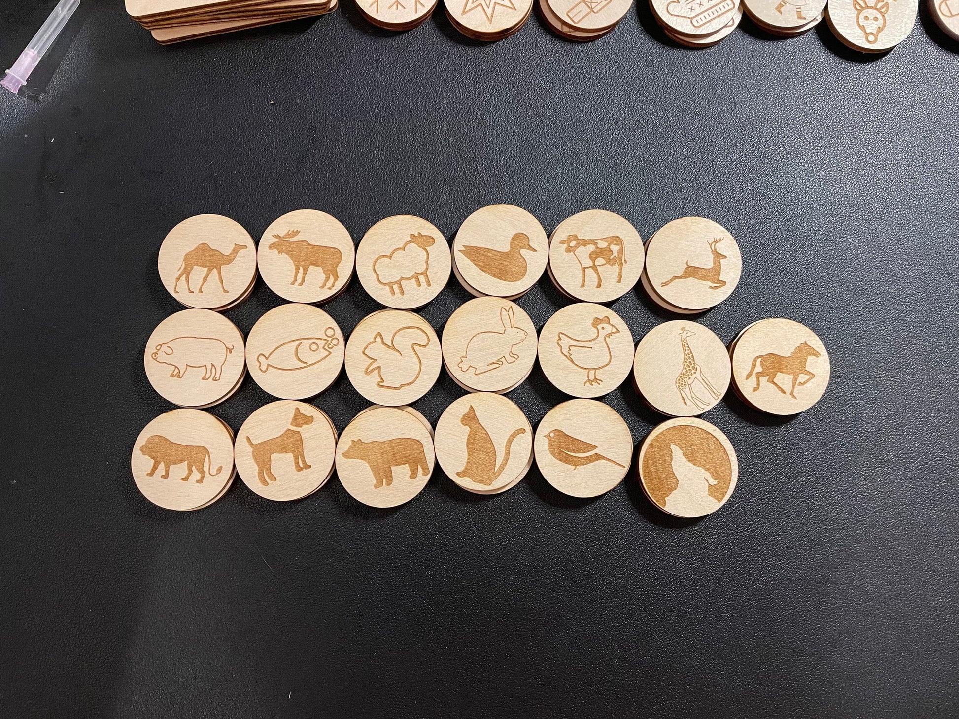 My Forest Animals Memory Match Bag | Stocking Stuffer | Montessori | Early Education | Mix And Match | Burlap Bag Game