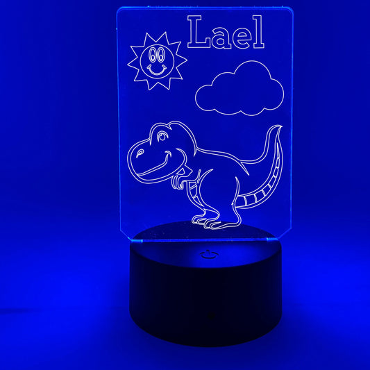 T Rex | Tyrannosaurus Rex | Dinosaur Nightlight | Personalized LED Sign | Gifts for Kids | Kid Home Decor | Night Light for Kids