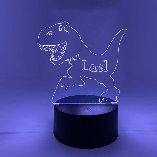 T Rex | Tyrannosaurus Rex | Dinosaur Nightlight | Personalized LED Sign | Gifts for Kids | Kid Home Decor | Night Light for Kids