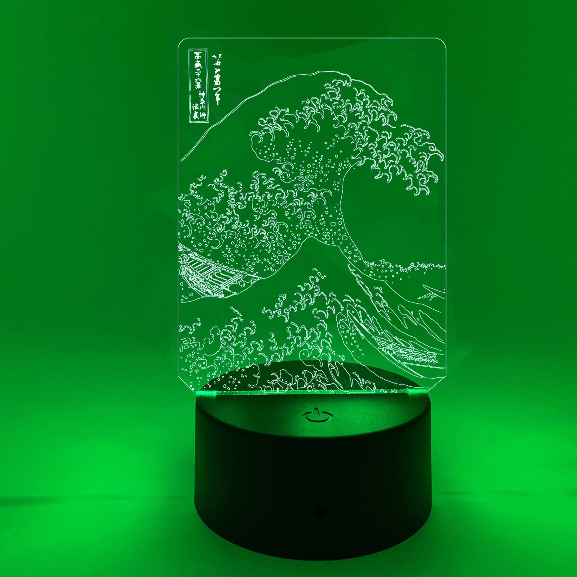 The Great Wave Off Kanagawa | Nightlight | LED Sign | Gifts for Kids | Kid Home Decor | Night Light for Kids