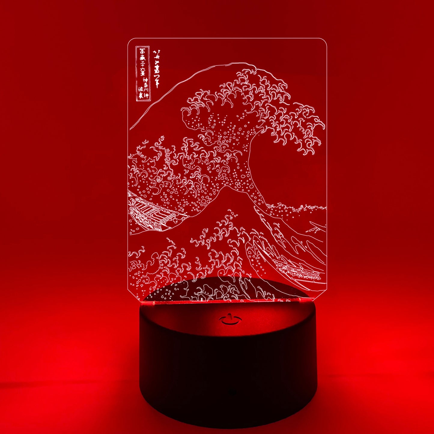 The Great Wave Off Kanagawa | Nightlight | LED Sign | Gifts for Kids | Kid Home Decor | Night Light for Kids
