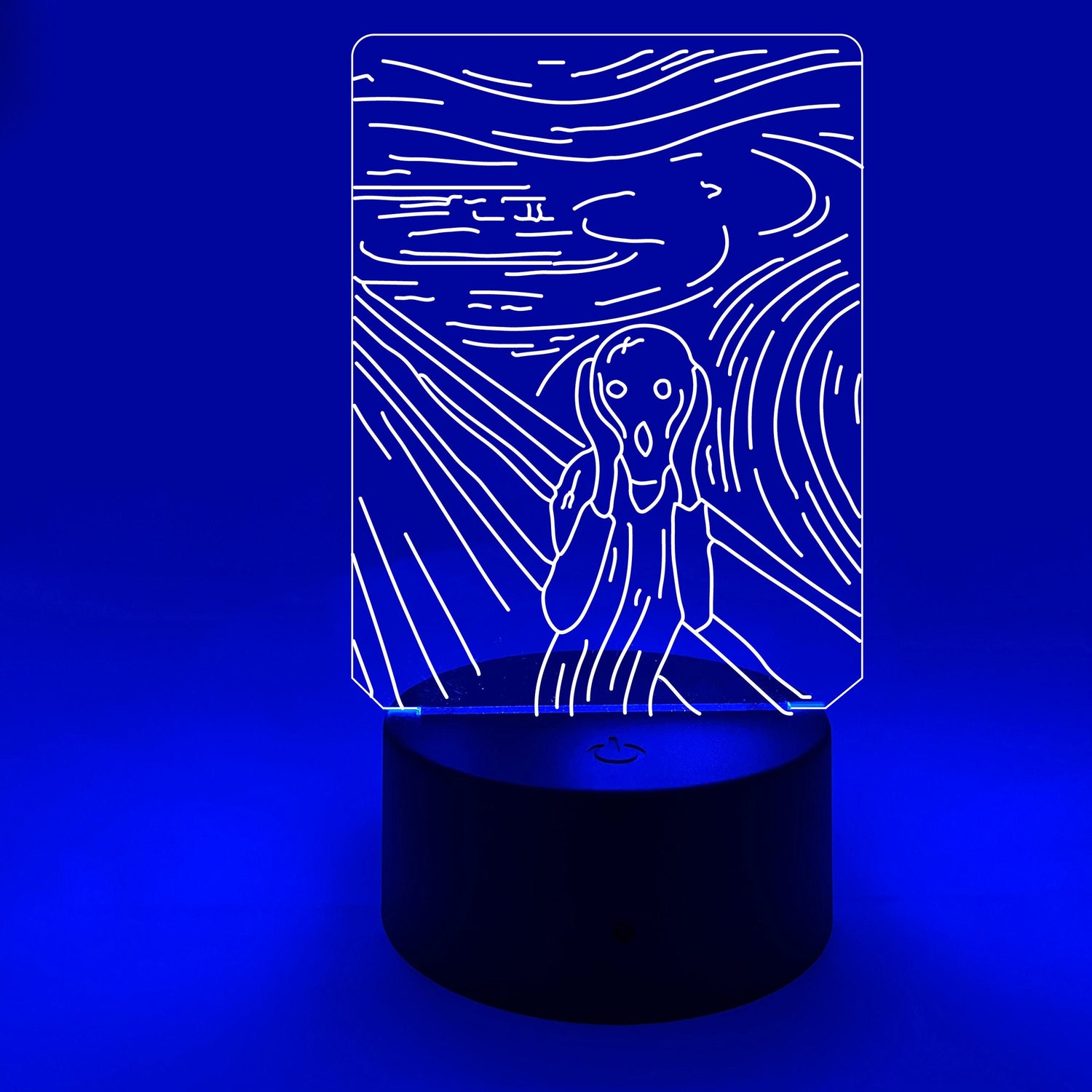 The Scream by Edvard Munch | Nightlight | LED Sign | Gifts for Kids | Kid Home Decor | Night Light for Kids