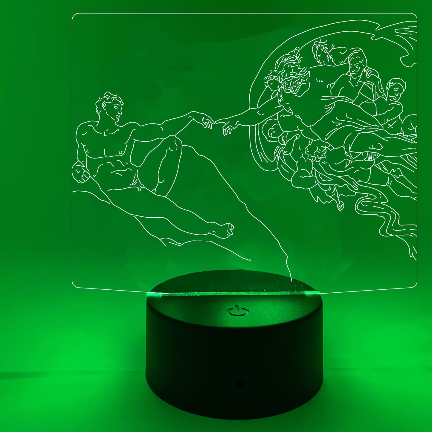 The Creation Of Adam by Michaelangelo | Nightlight | LED Sign | Gifts for Kids | Kid Home Decor | Night Light for Kids