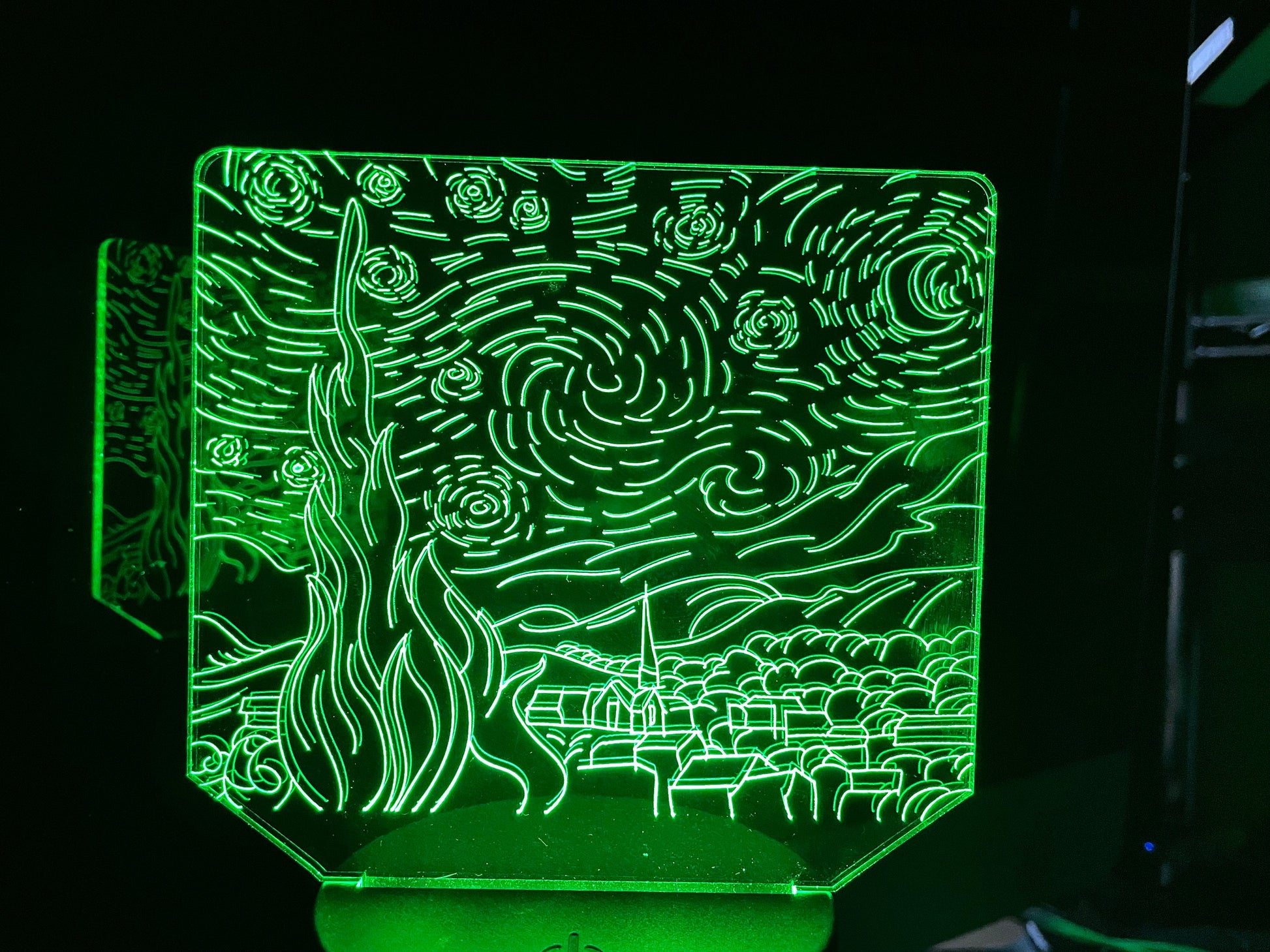 The Starry Night by Vincent VanGogh | Nightlight | LED Sign | Gifts for Kids | Kid Home Decor | Night Light for Kids