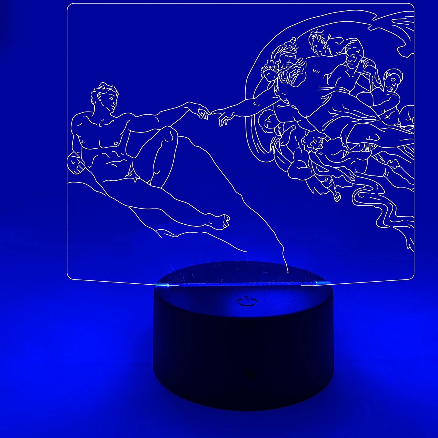 The Creation Of Adam by Michaelangelo | Nightlight | LED Sign | Gifts for Kids | Kid Home Decor | Night Light for Kids