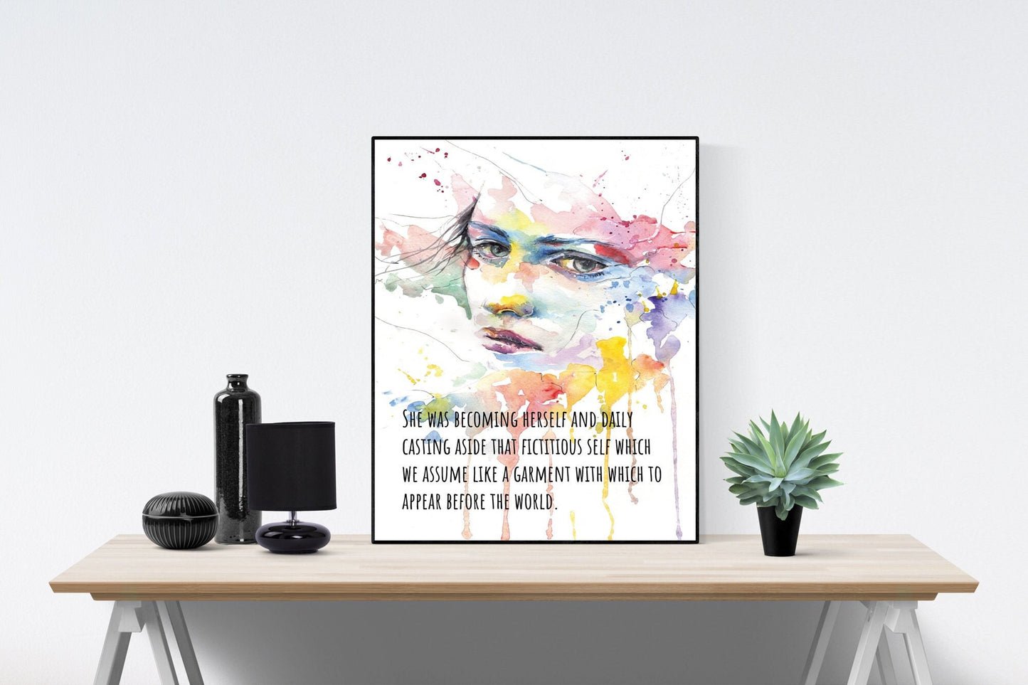 She Was Becoming herself | Kate Chopin | Art Print
