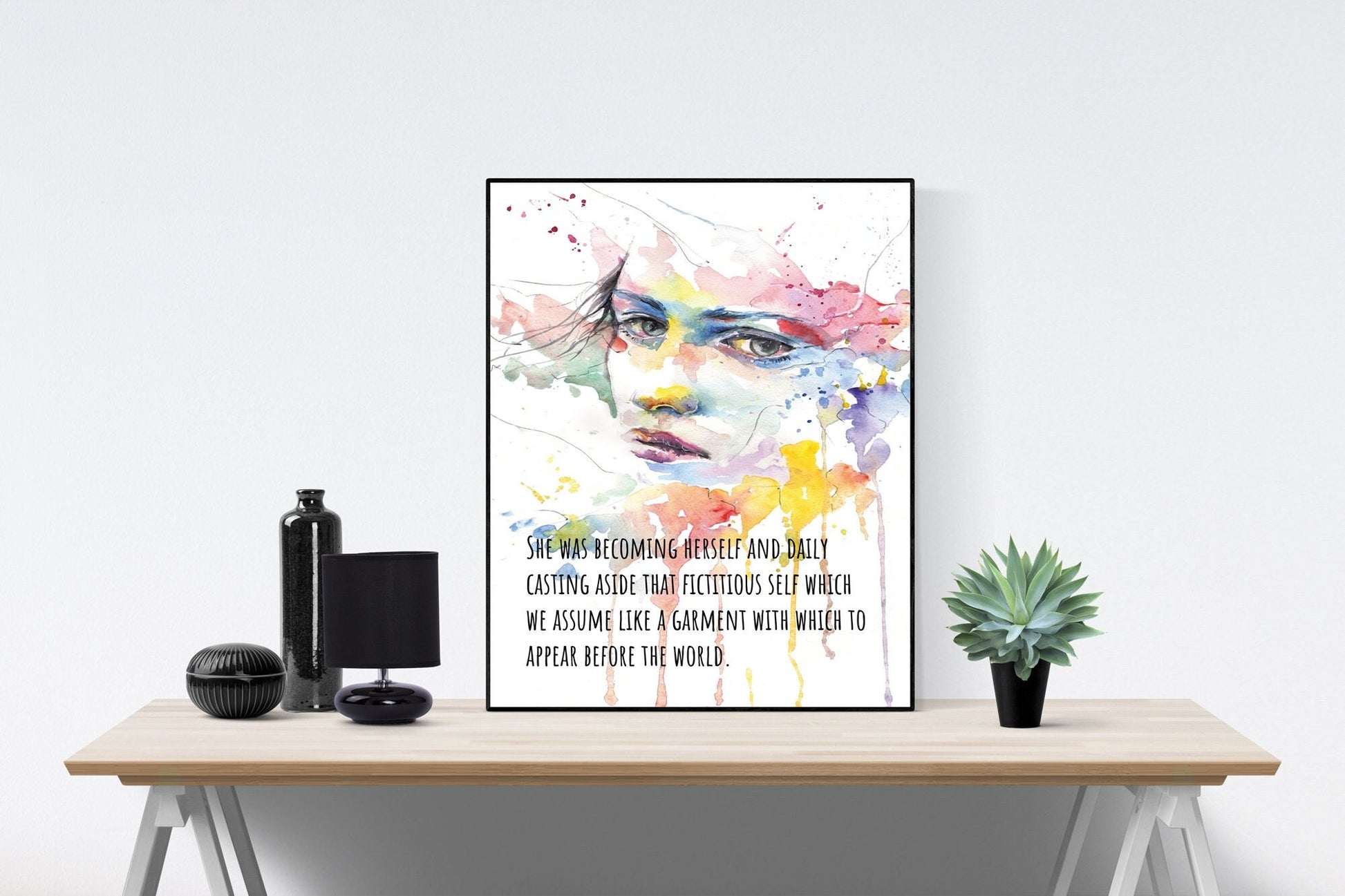 She Was Becoming herself | Kate Chopin | Art Print