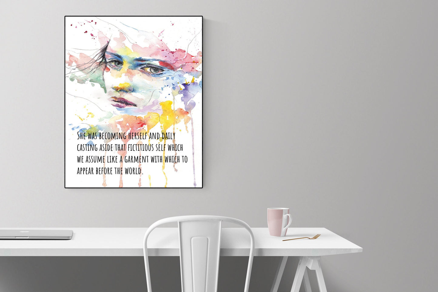 She Was Becoming herself | Kate Chopin | Art Print