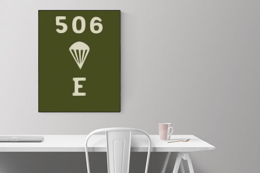 Easy Company of the 506th | 101st Parachute Infantry Regiment | Operation Overlord | Dwight Eisenhower | World War 2 | Art Print