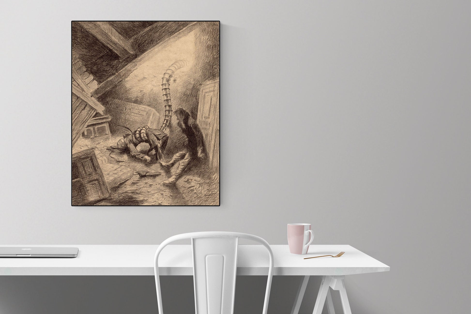War of the Worlds | Original Art Print | HG Wells | Art Print