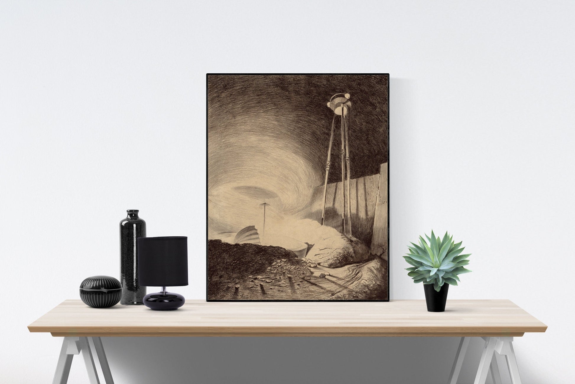 War of the Worlds | Original Art Print | Observation | Art Print