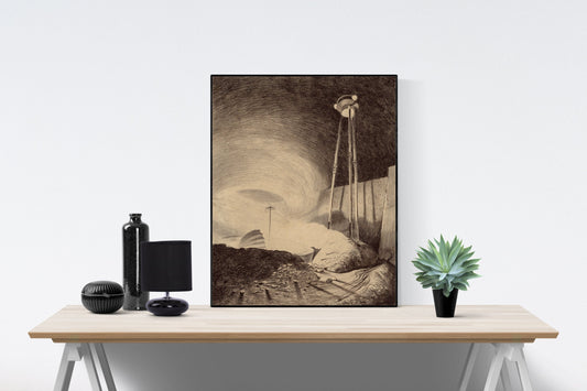 War of the Worlds | Original Art Print | Observation | Art Print
