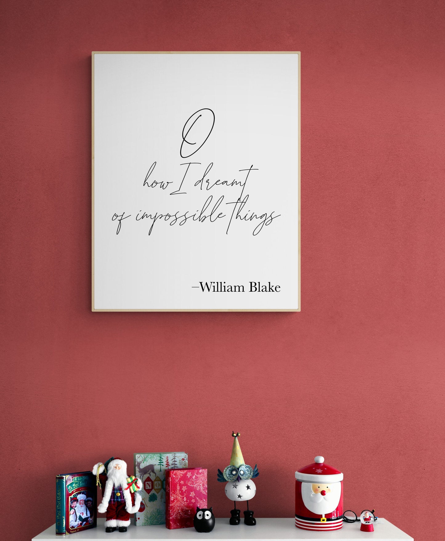 O How I Dreamt Of Impossible Things | William Blake | Art Print