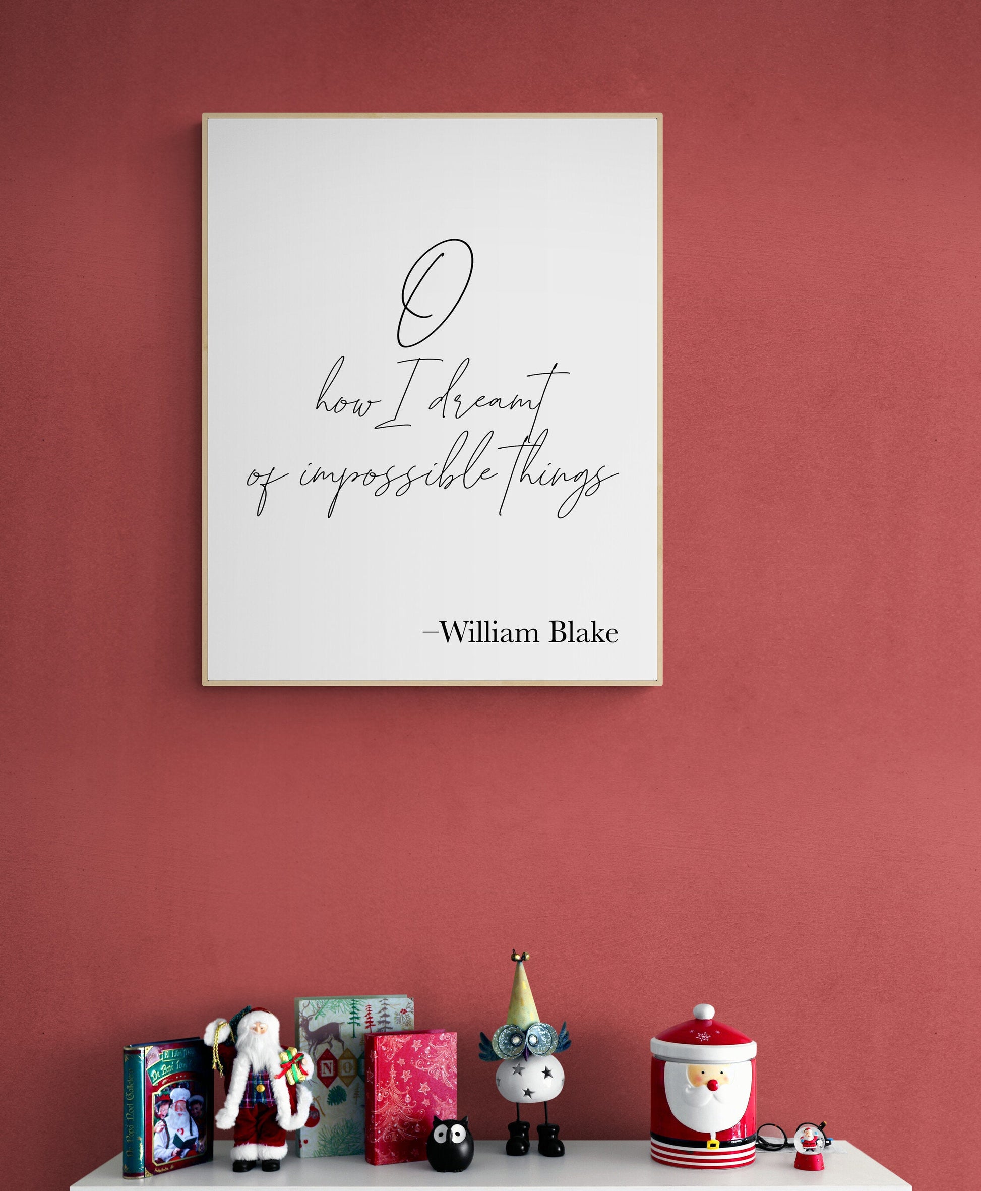 O How I Dreamt Of Impossible Things | William Blake | Art Print