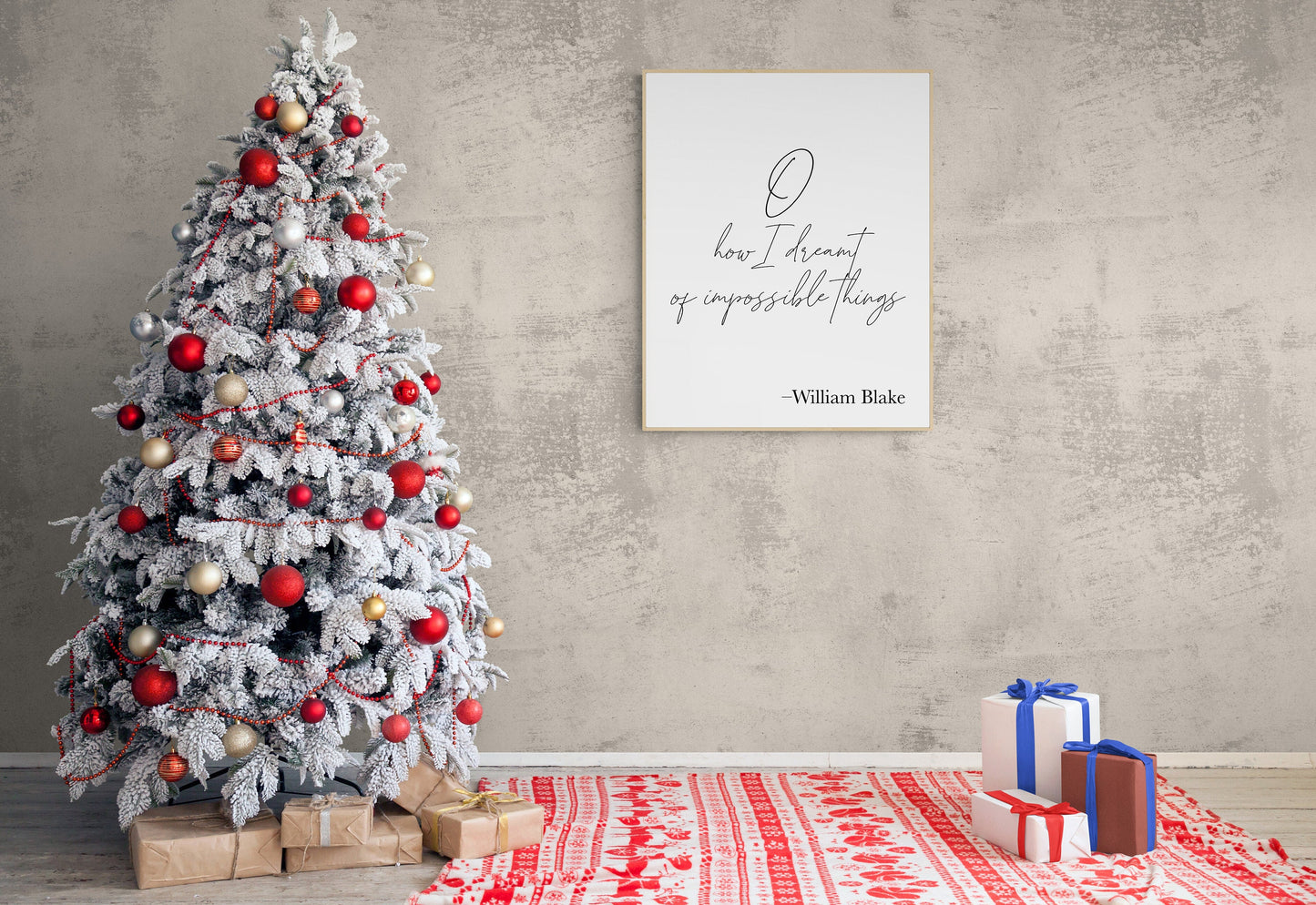 O How I Dreamt Of Impossible Things | William Blake | Art Print