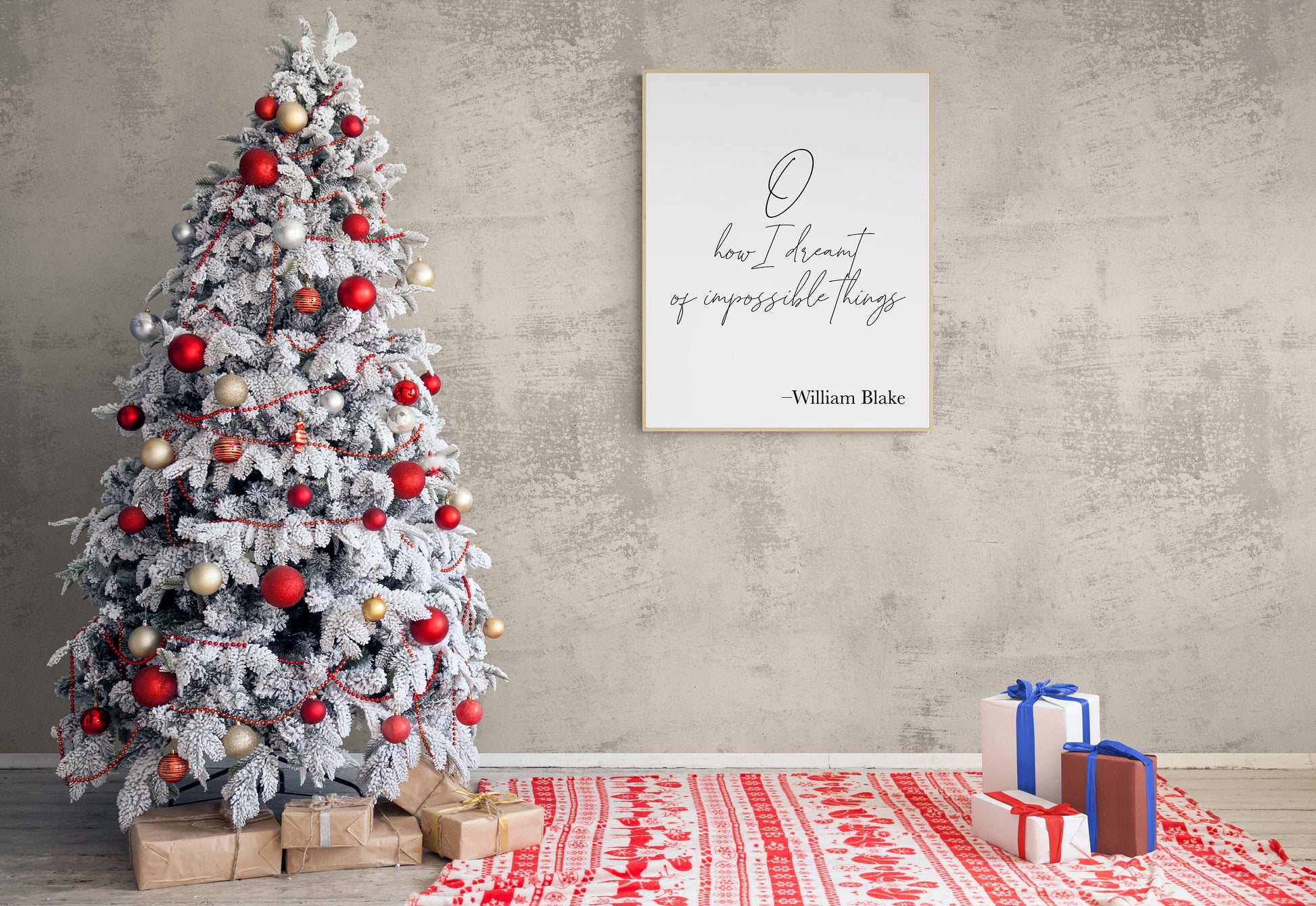 O How I Dreamt Of Impossible Things | William Blake | Art Print