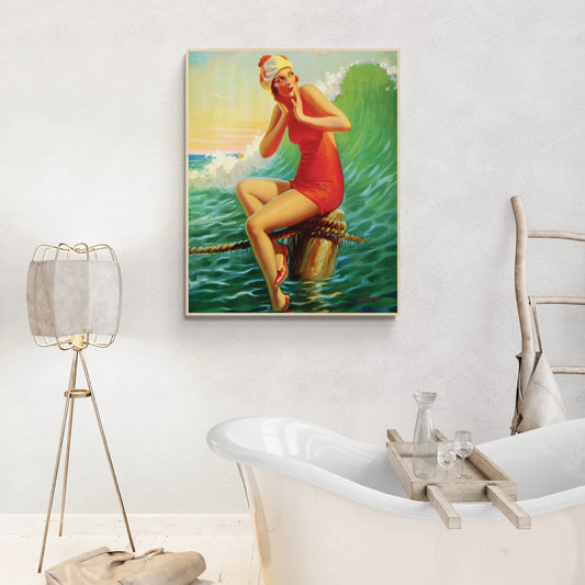 Sitting Pretty | Edward Mason Eggleston Painting | Giclée Art Print