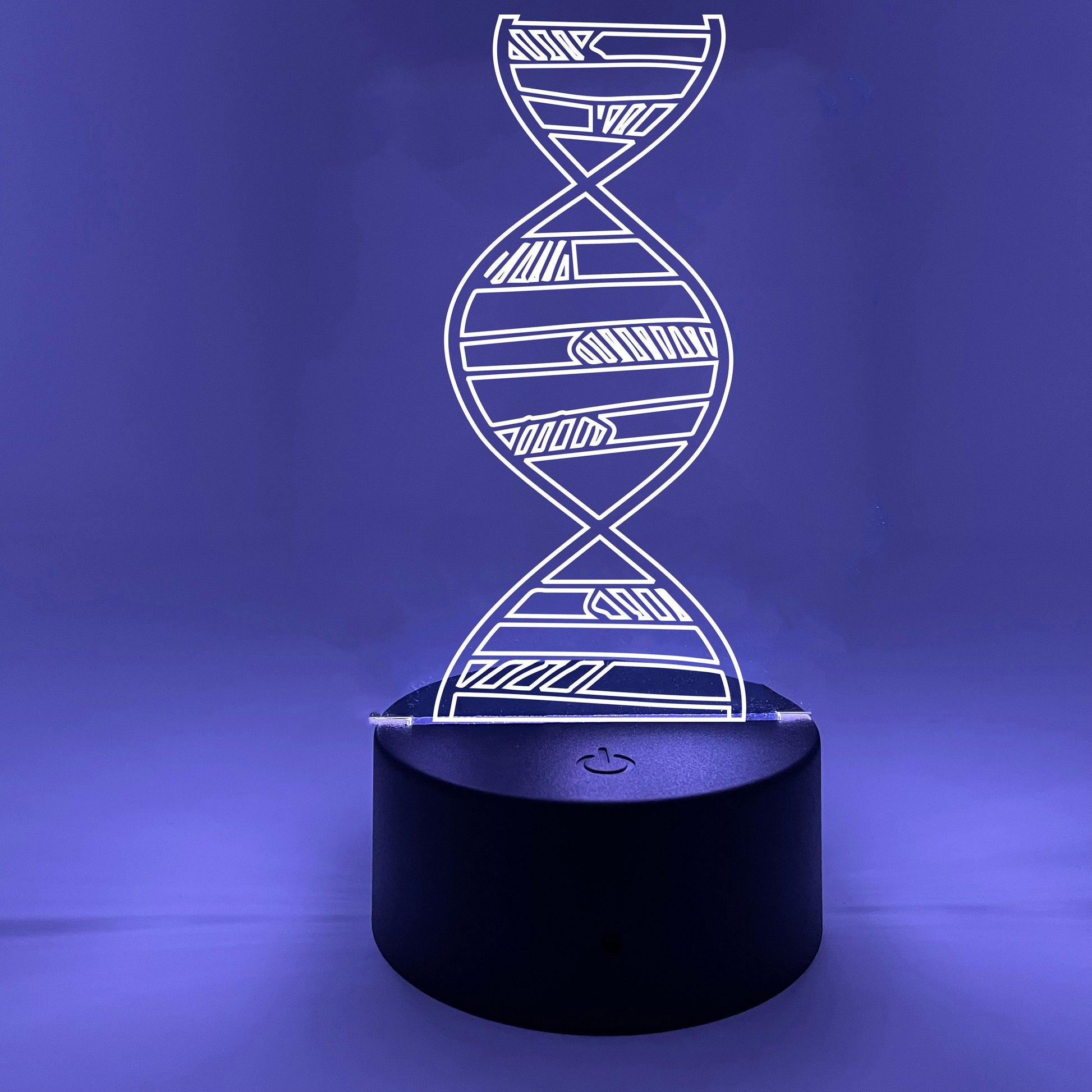 Strand of Double Helix DNA | Chemistry Biology Genetics | High School | Science Teachers | Etched Acrylic With LED Light Strip | Gift